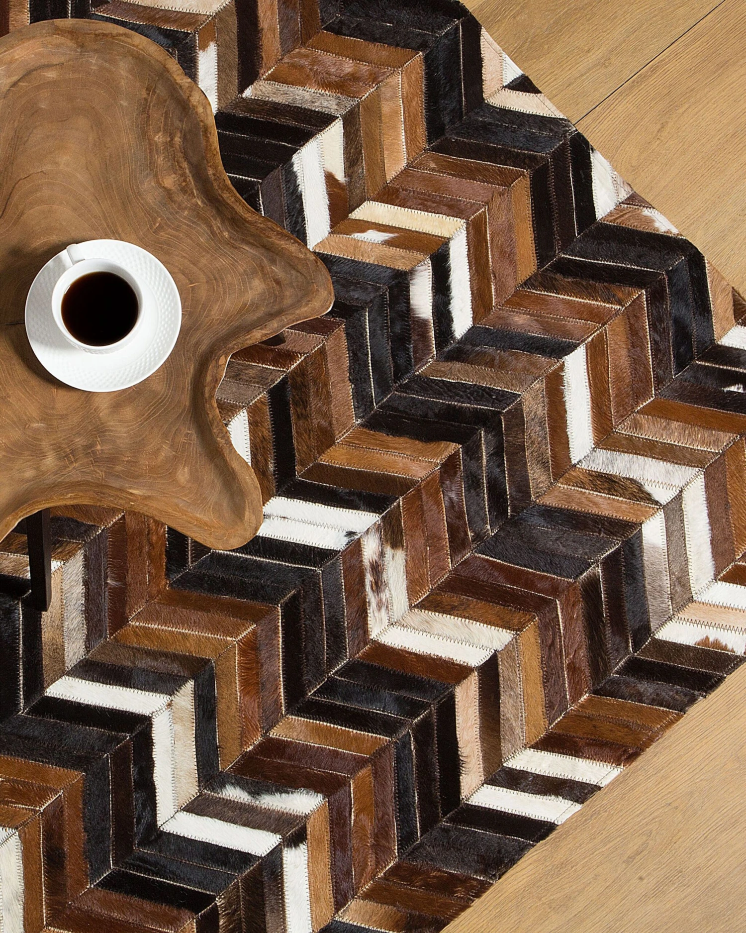 Matto Lehmännahka Ruskea BALAT Useita Kokoja - Image 2