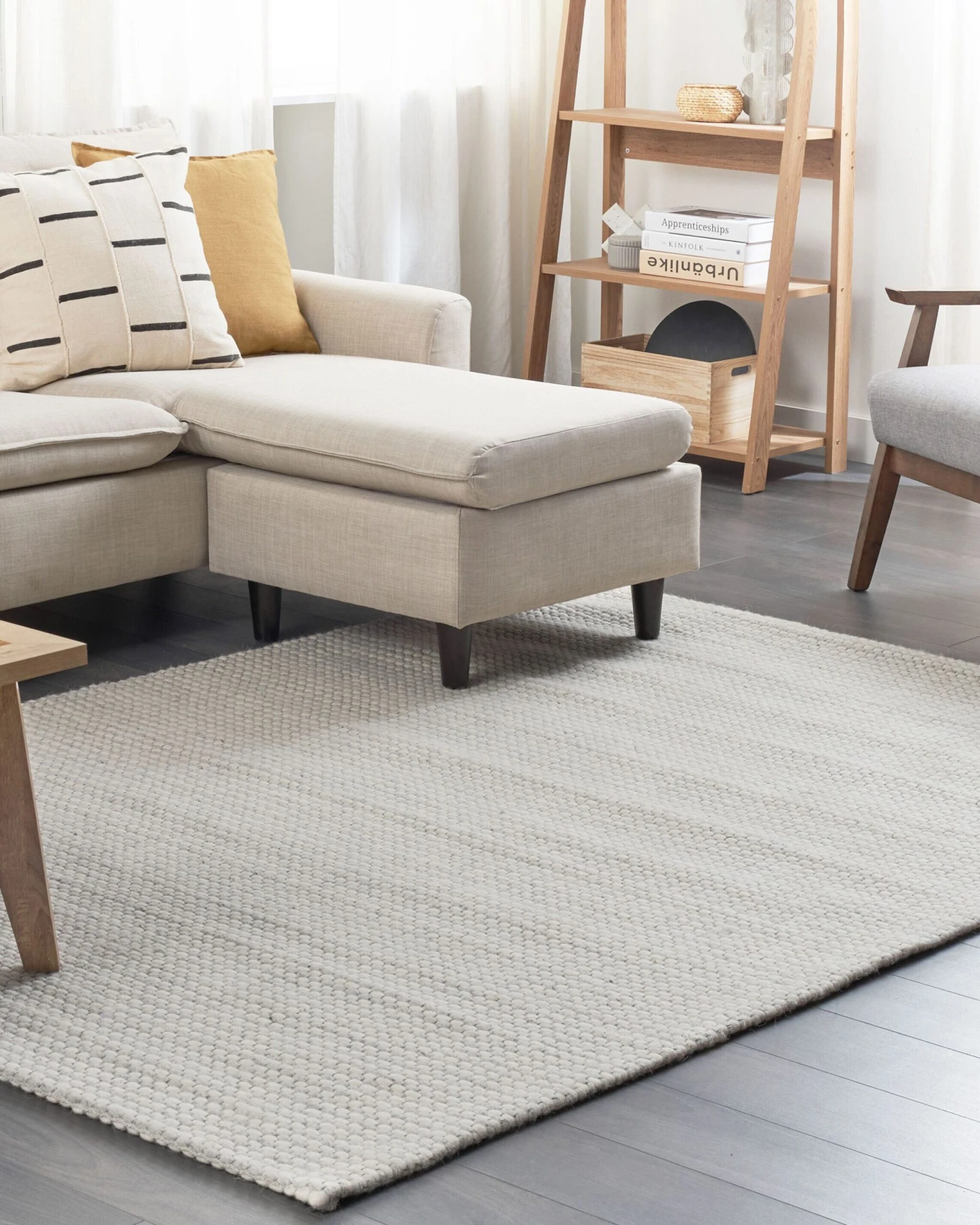 Matto Villa Vaaleanharmaa KILIS Useita Kokoja - Image 2