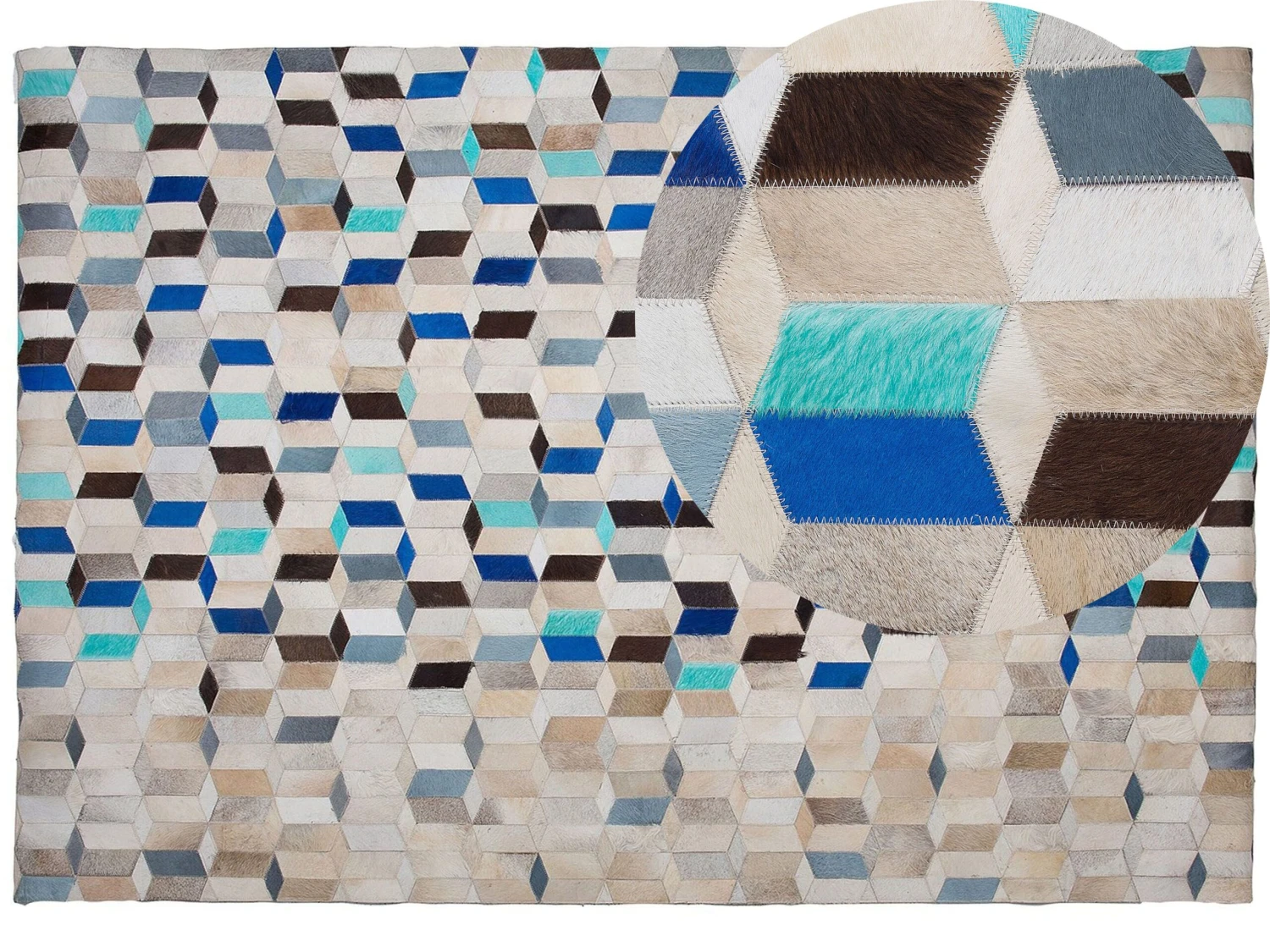 Matto Nahka Monivärinen GIDIRLI Useita Kokoja