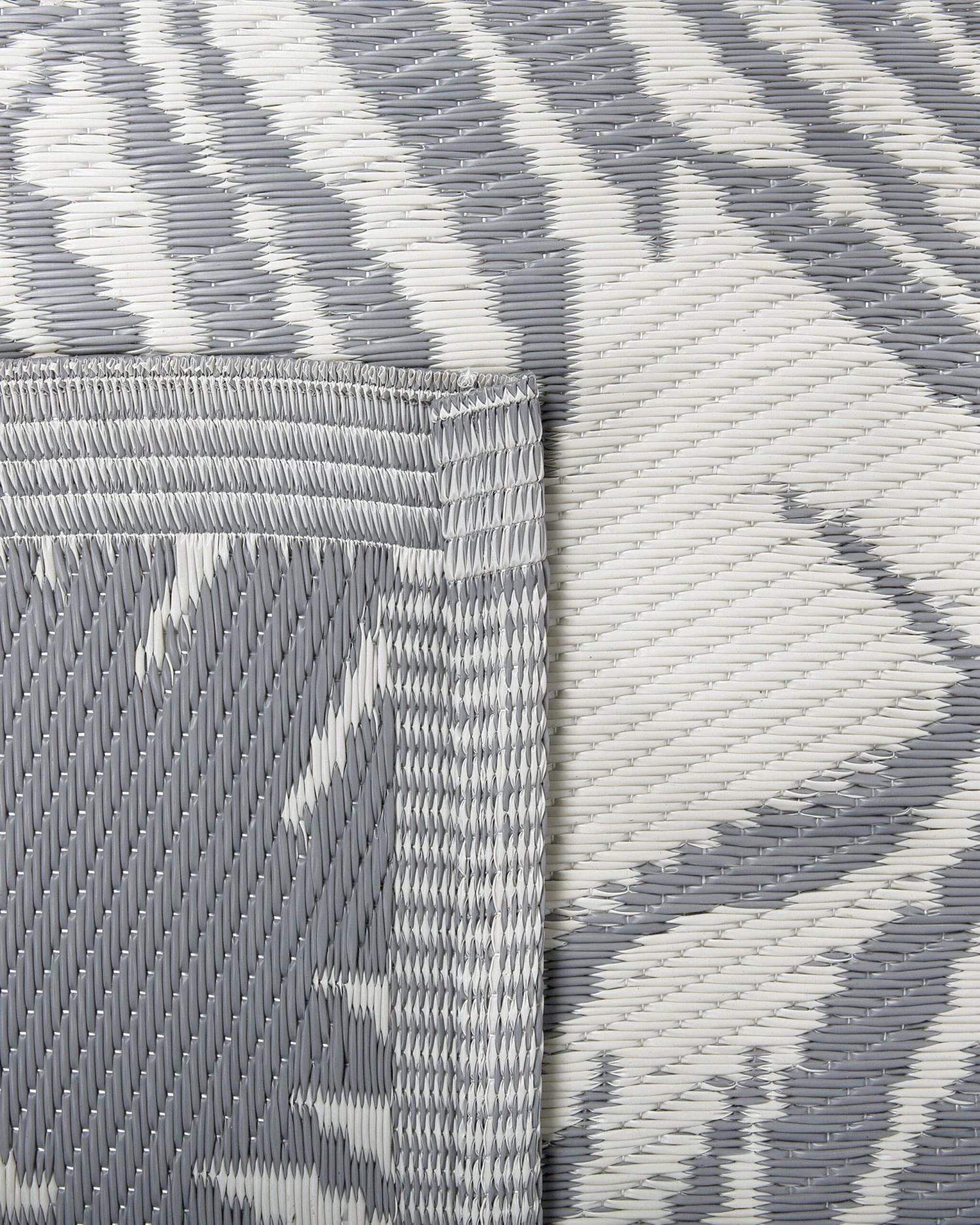 Ulkomatto Kaksipuolinen Vaaleanharmaa 120 X 180 Cm KOTA - Image 4