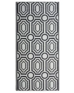 Ulkomatto Kaksipuolinen Musta 90 X 180 Cm BIDAR