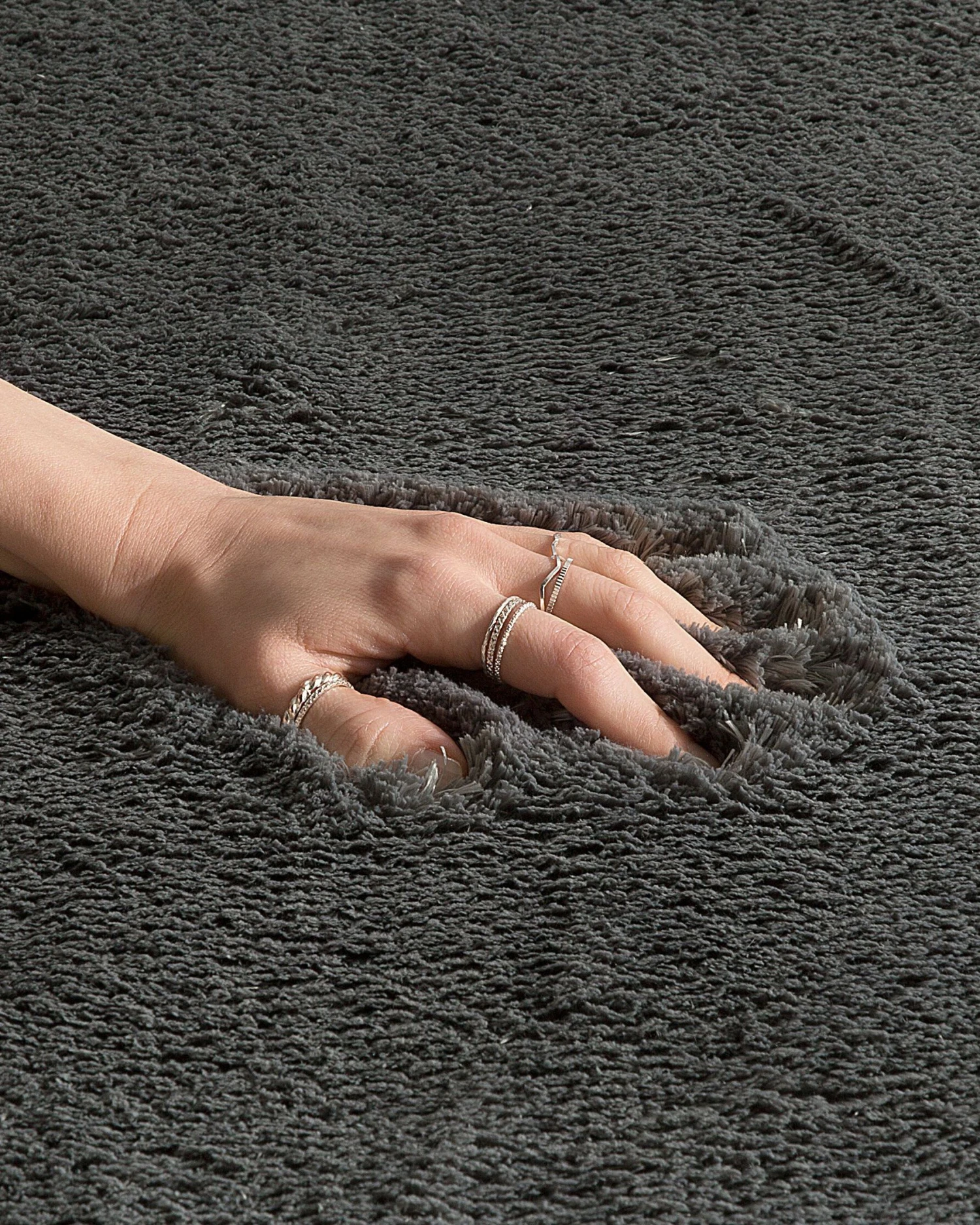 Matto Kangas Tummanharmaa EVREN Useita Kokoja - Image 4