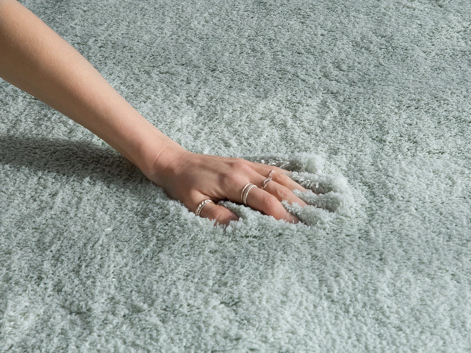 Matto Kangas Mintunvihreä EVREN Useita Kokoja 5 Matto Kangas Mintunvihreä EVREN Useita Kokoja - Image 3