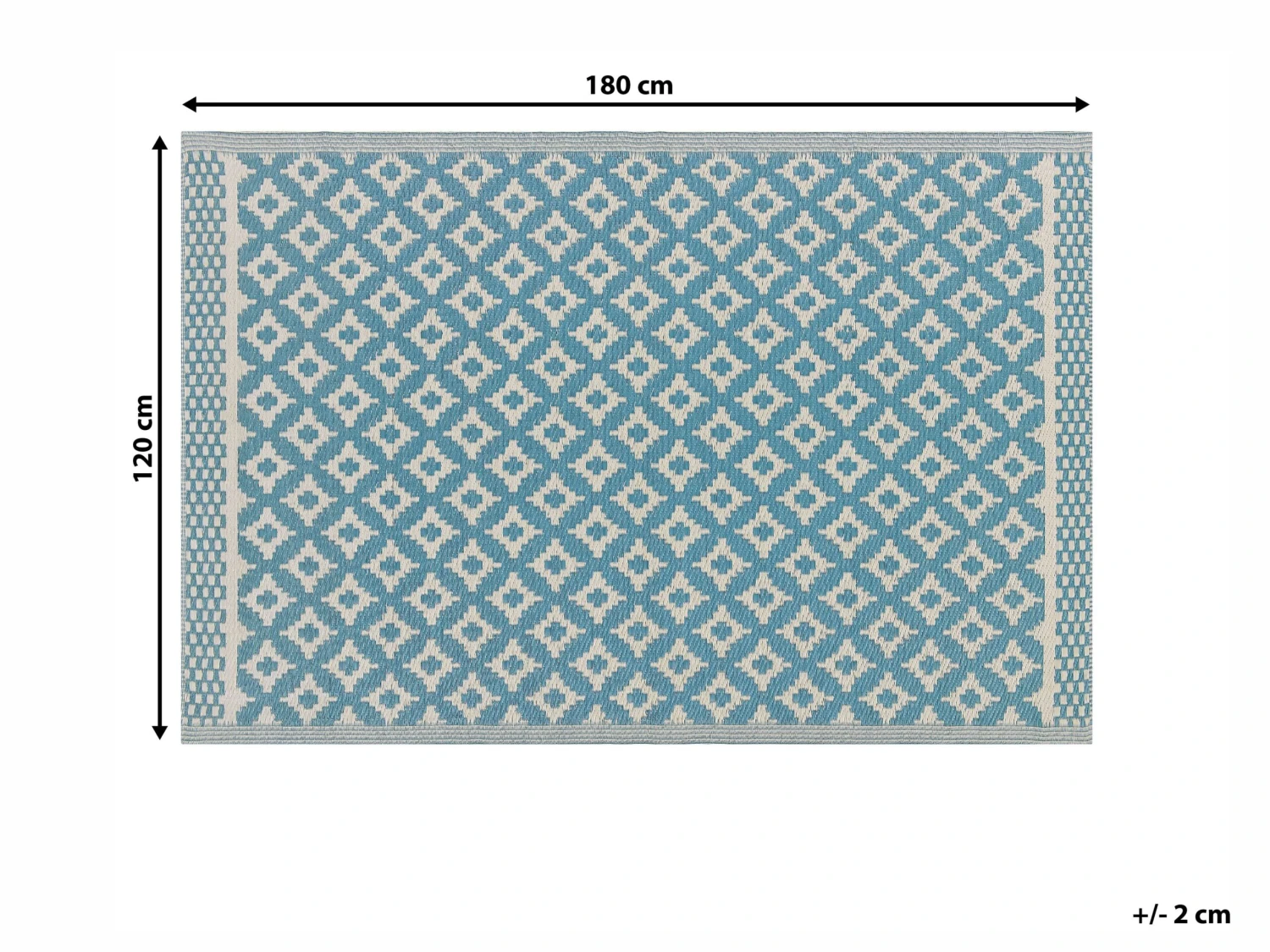 Ulkomatto Vaaleansininen 120 X 180 Cm THANE - Image 7