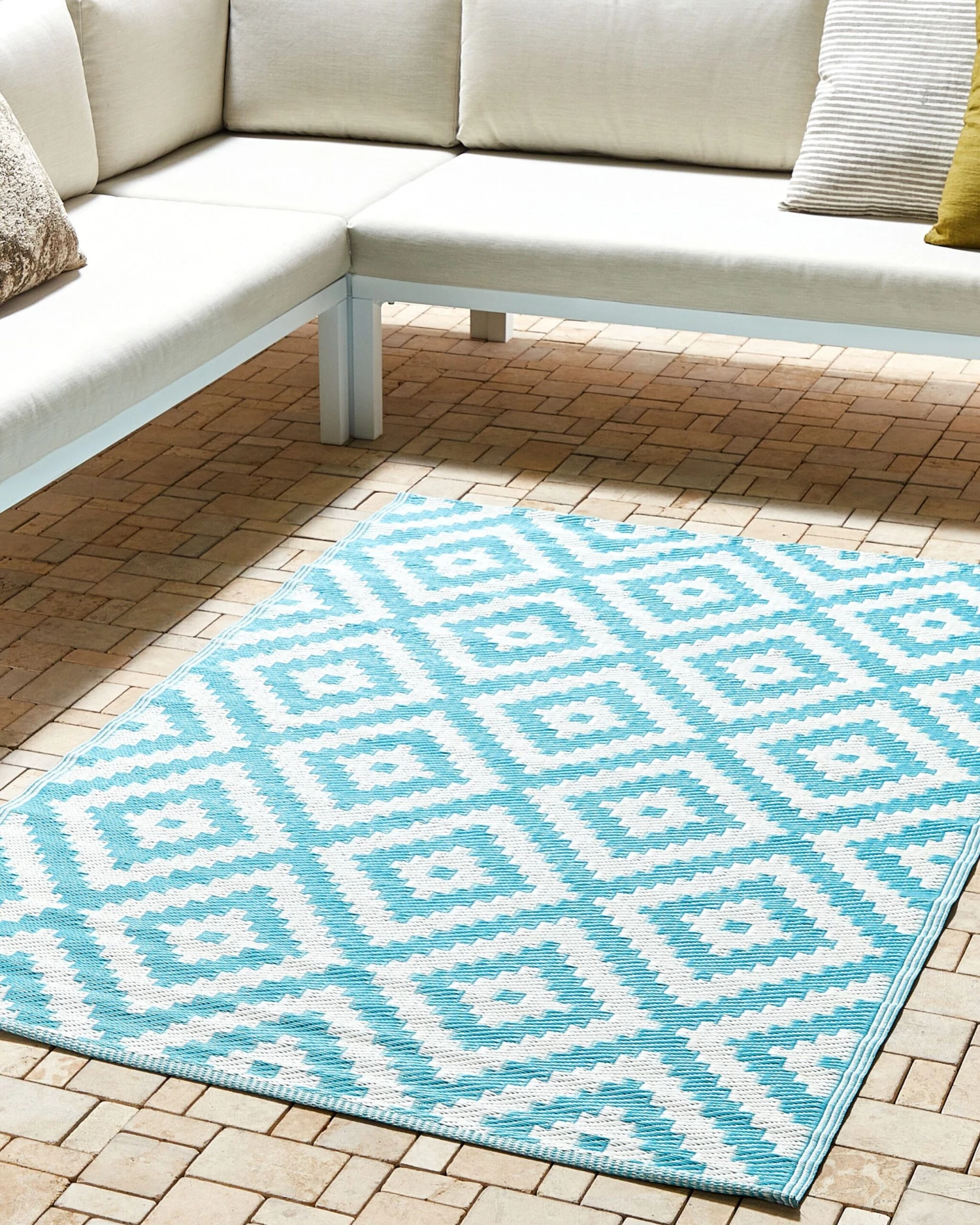 Ulkomatto Sininen 120 X 180 Cm HAPUR 4 Ulkomatto Sininen 120 X 180 Cm HAPUR - Image 2