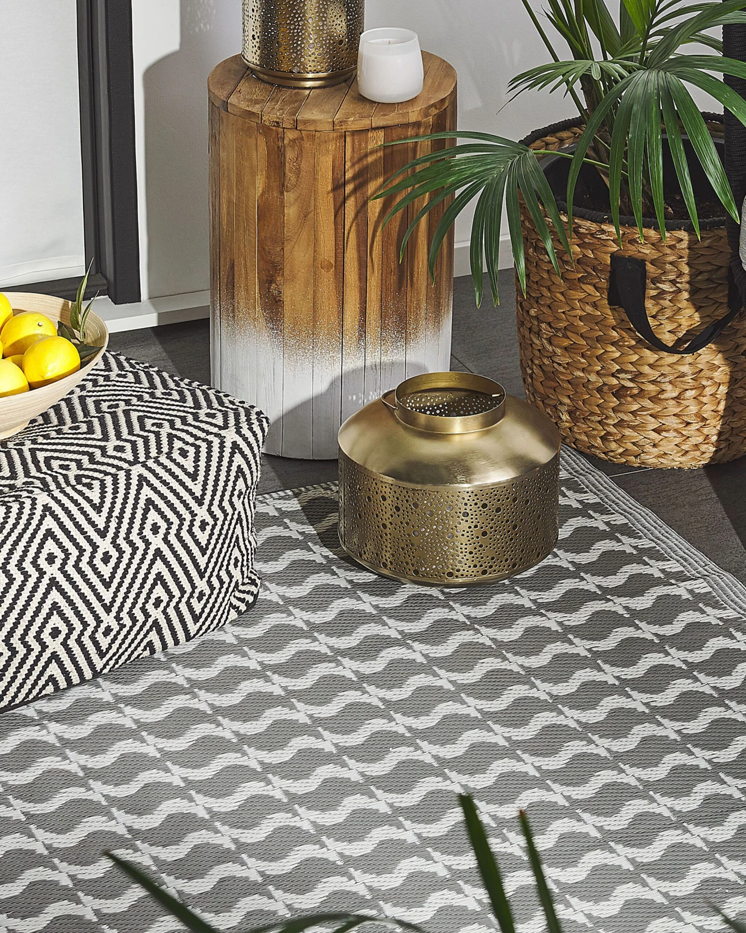 Ulkomatto Harmaa 120 X 180 Cm TUMKUR - Image 2