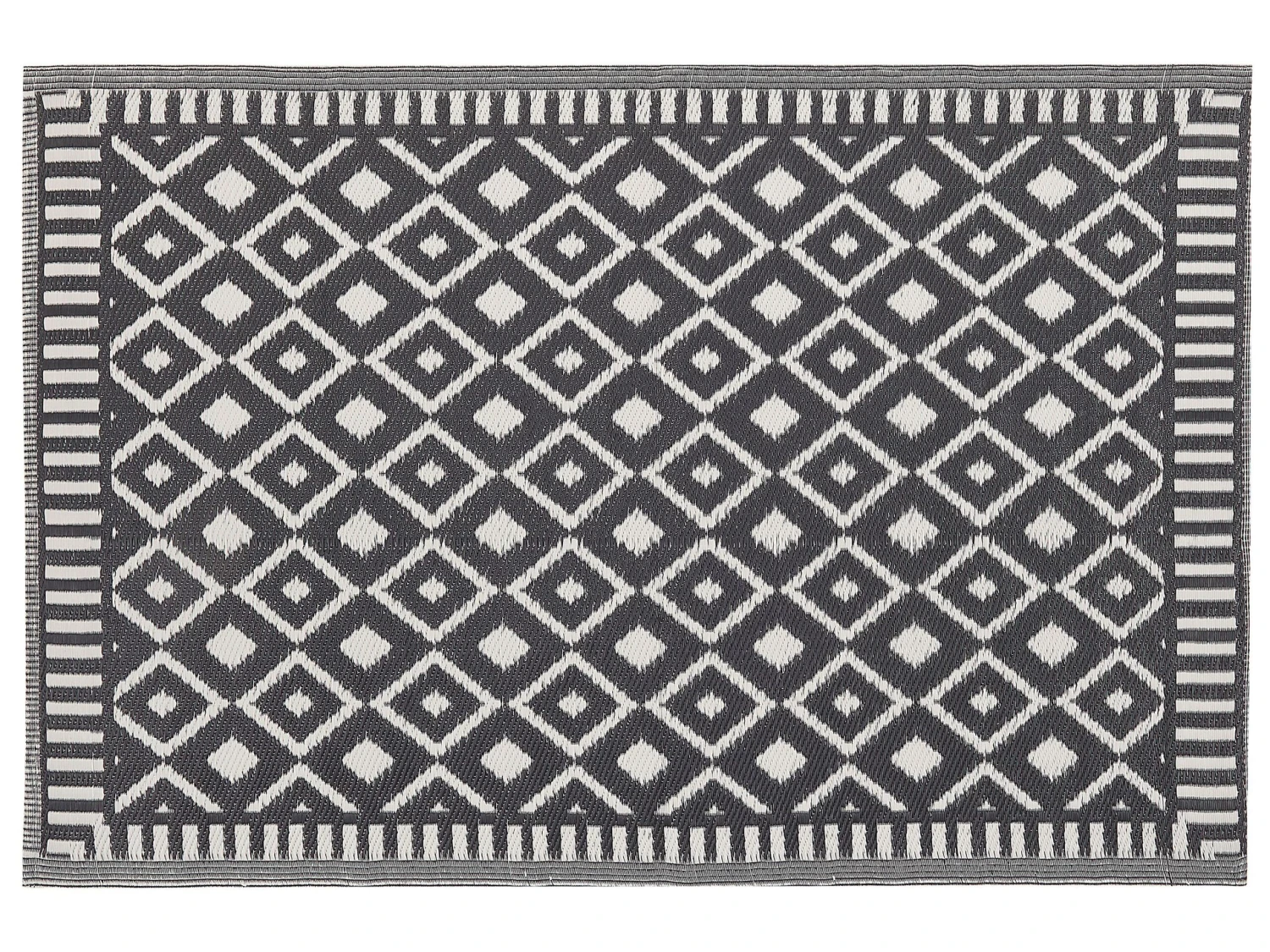 Ulkomatto Musta / Valkoinen 120 X 180 Cm SIROHI