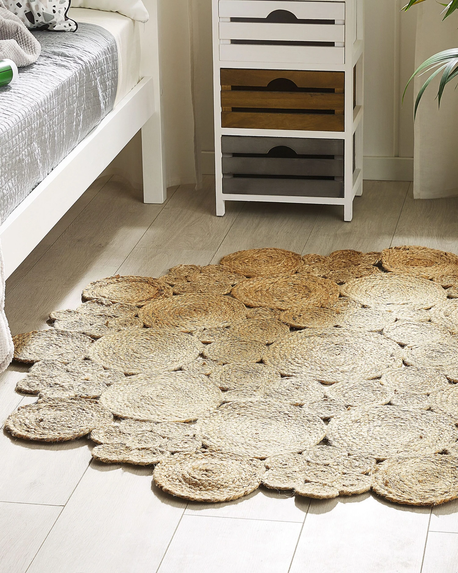 Matto Juutti Beige ø 135 Cm GERDEK 4 Matto Juutti Beige ø 135 Cm GERDEK - Image 2