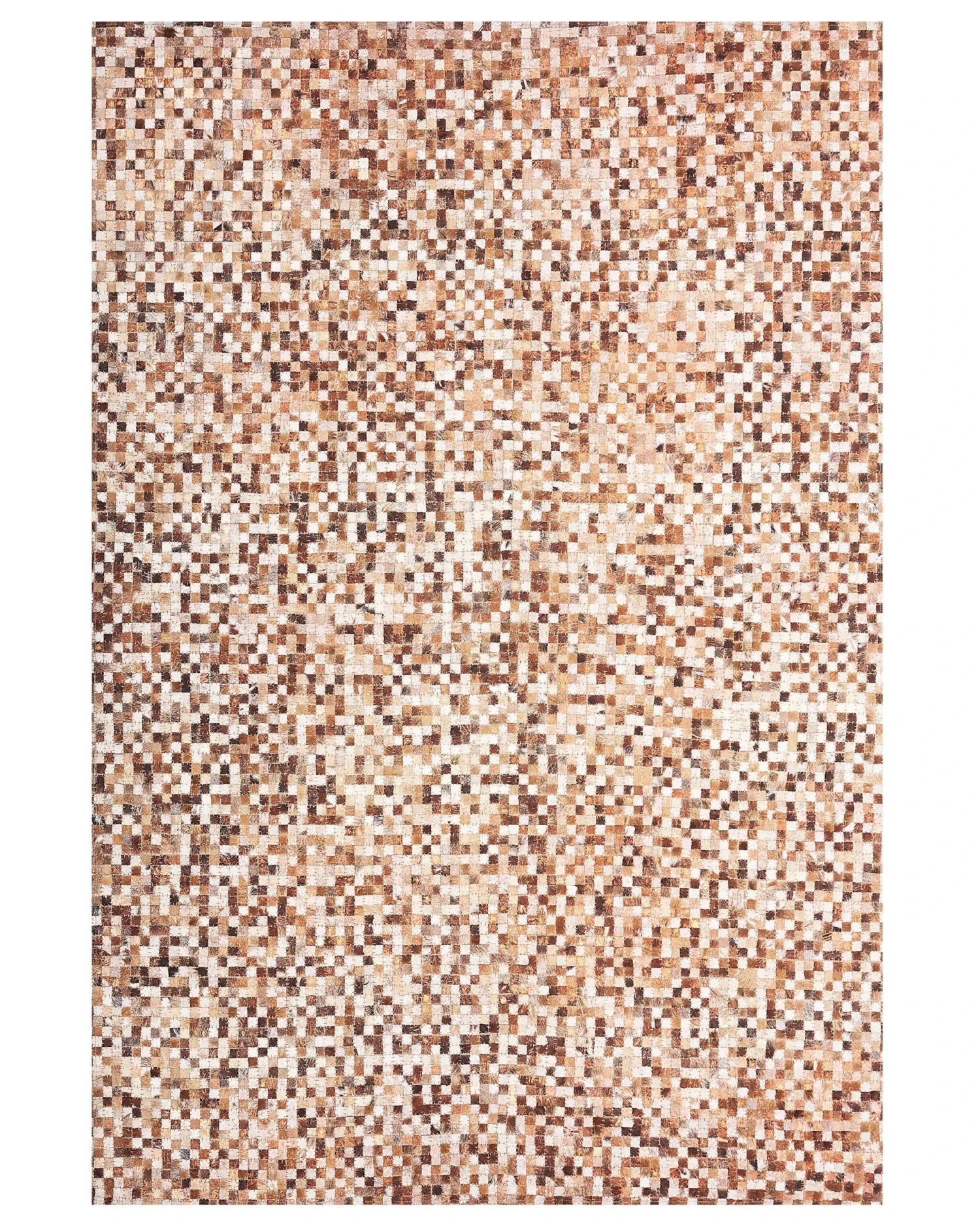 Matto Lehmännahka Ruskea/beige TORUL Useita Kokoja - Image 4