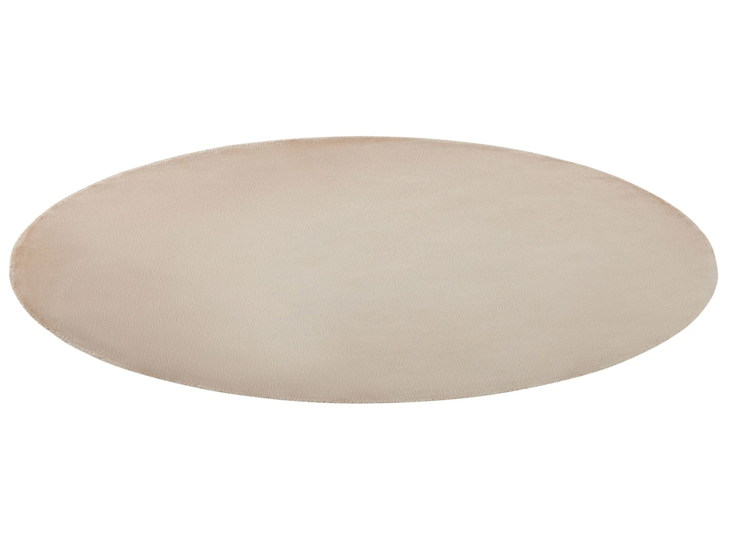Pyöreä Matto Viskoosi Beige ⌀ 140 Cm GESI II - Image 3