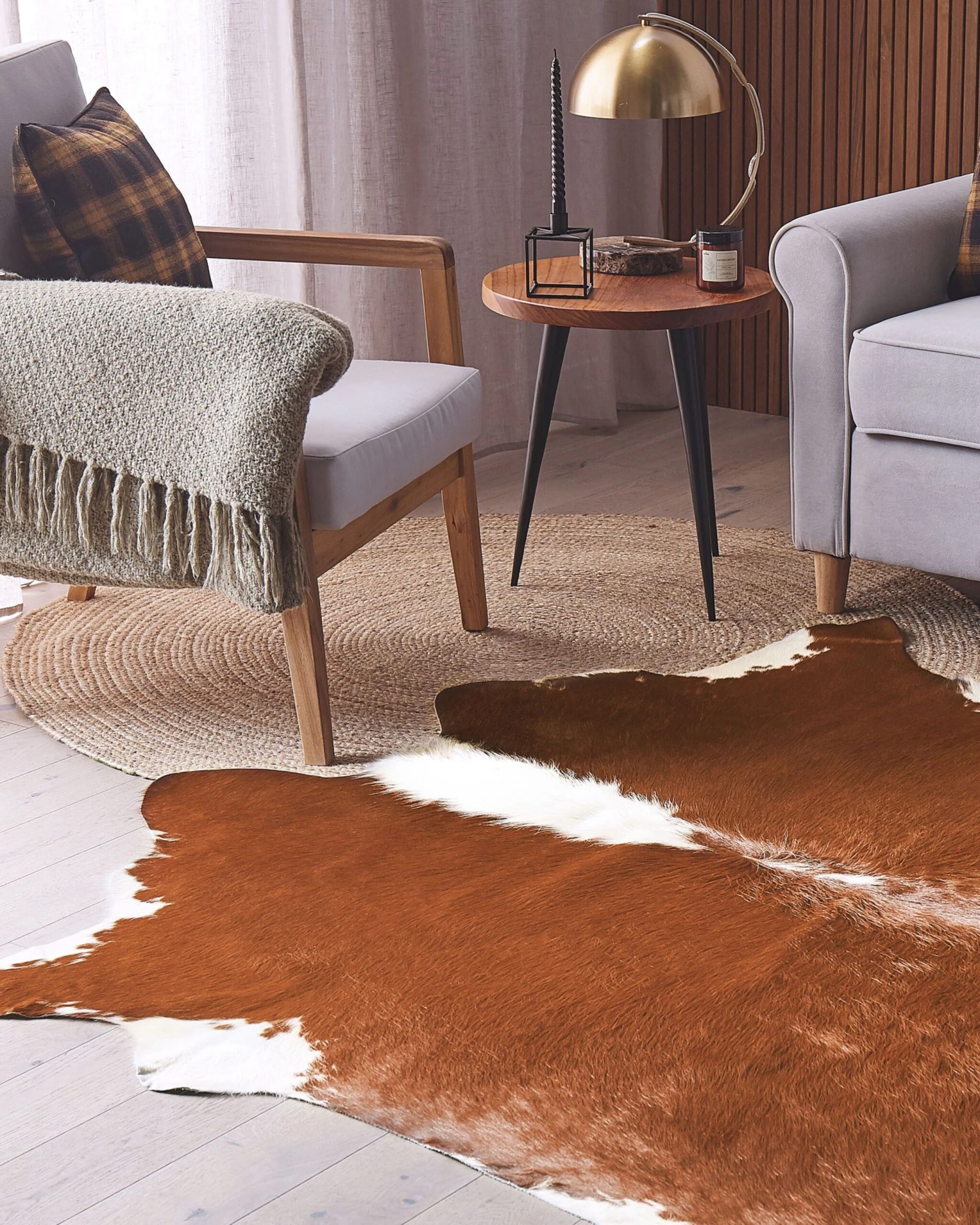 Lehmäntalja Ruskea/valkoinen NASQU Useita Kokoja - Image 2