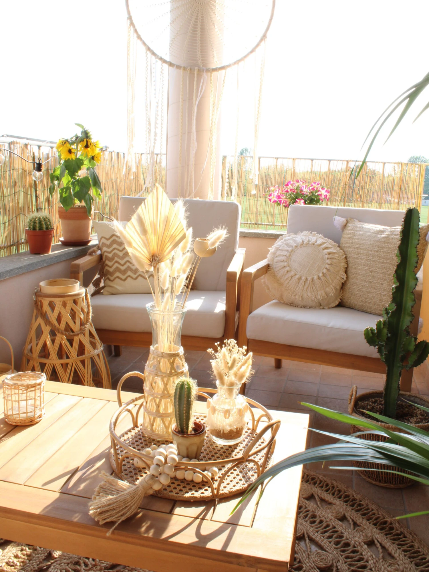 Matto Juutti Beige 140 Cm KERER - Image 4