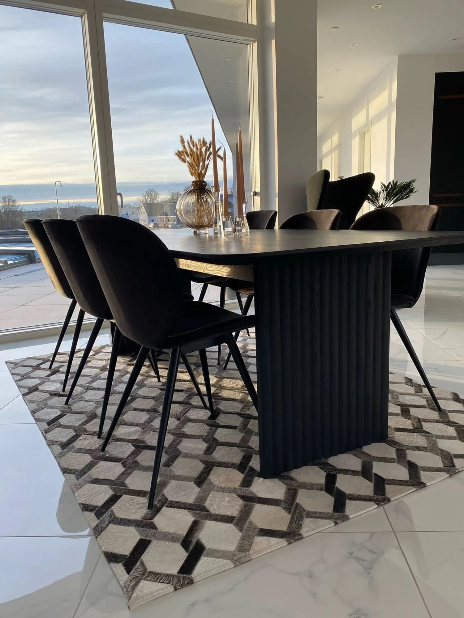 Matto Lehmännahka Harmaa AYDIN Useita Kokoja - Image 4