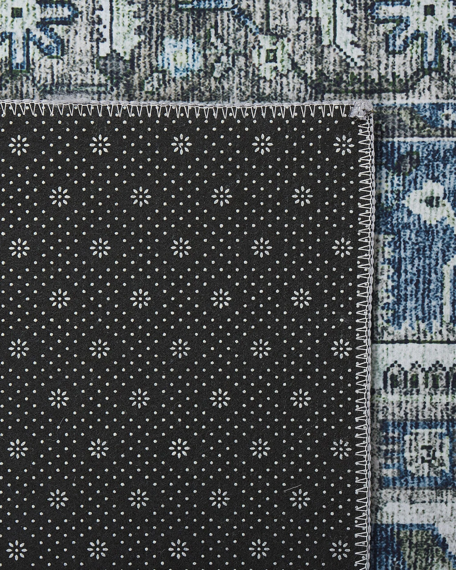 Matto Kangas Harmaa/sininen KOTTAR Useita Kokoja - Image 3