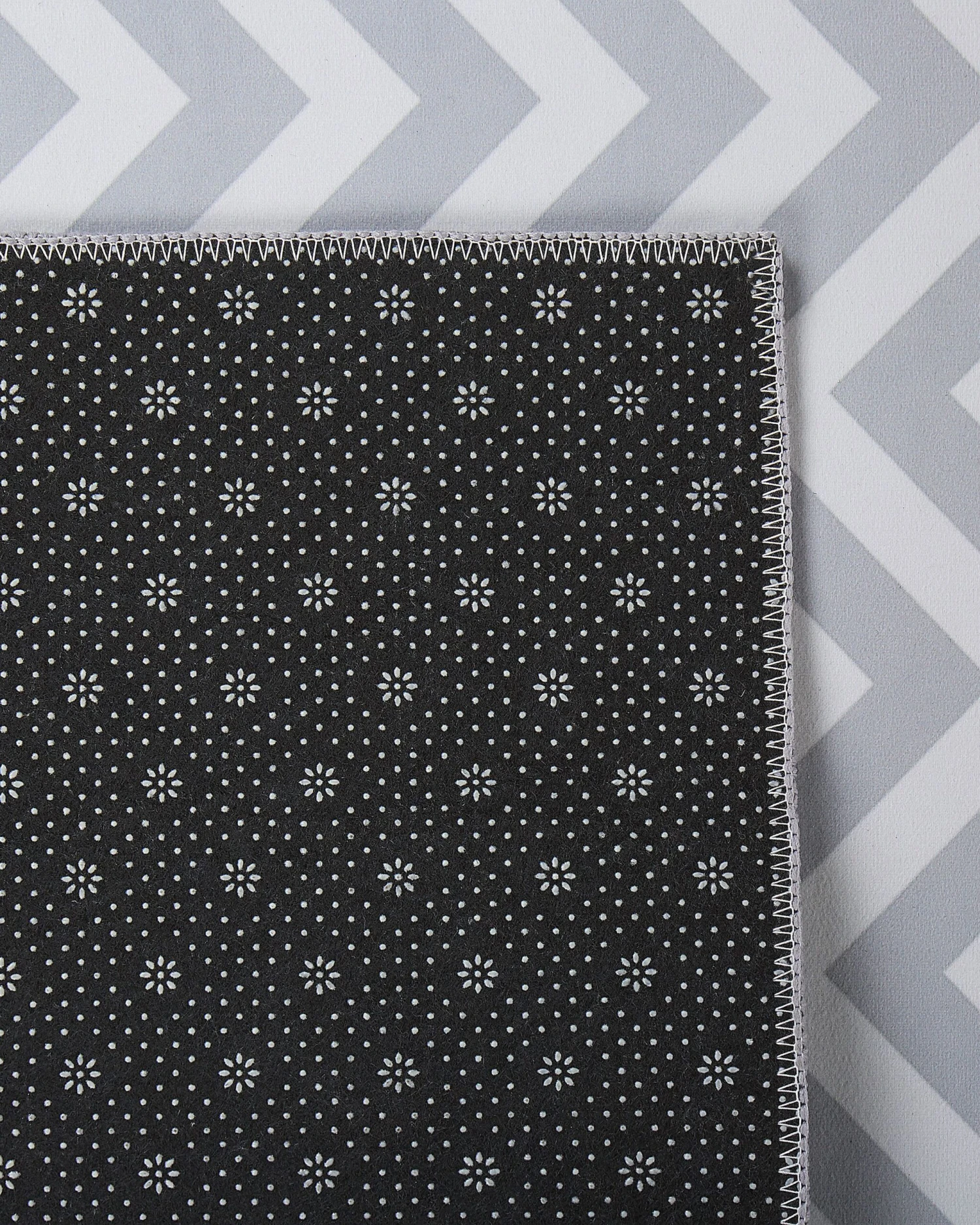 Matto Kangas Valkoinen/harmaa SAIKHEDA Useita Kokoja - Image 3