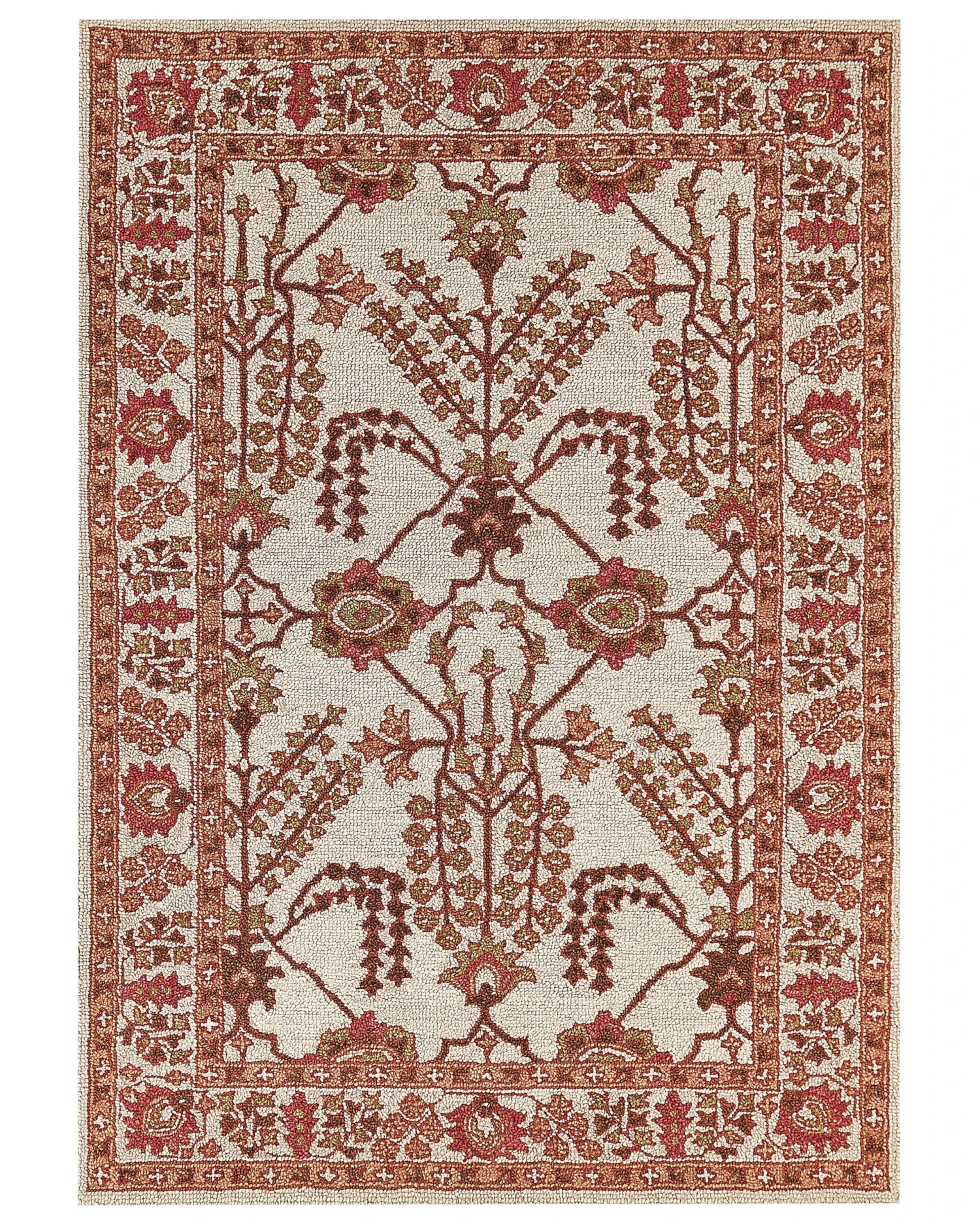 Matto Villa Oranssi/beige ADILCEVAZ Useita Kokoja 5 Matto Villa Oranssi/beige ADILCEVAZ Useita Kokoja - Image 3