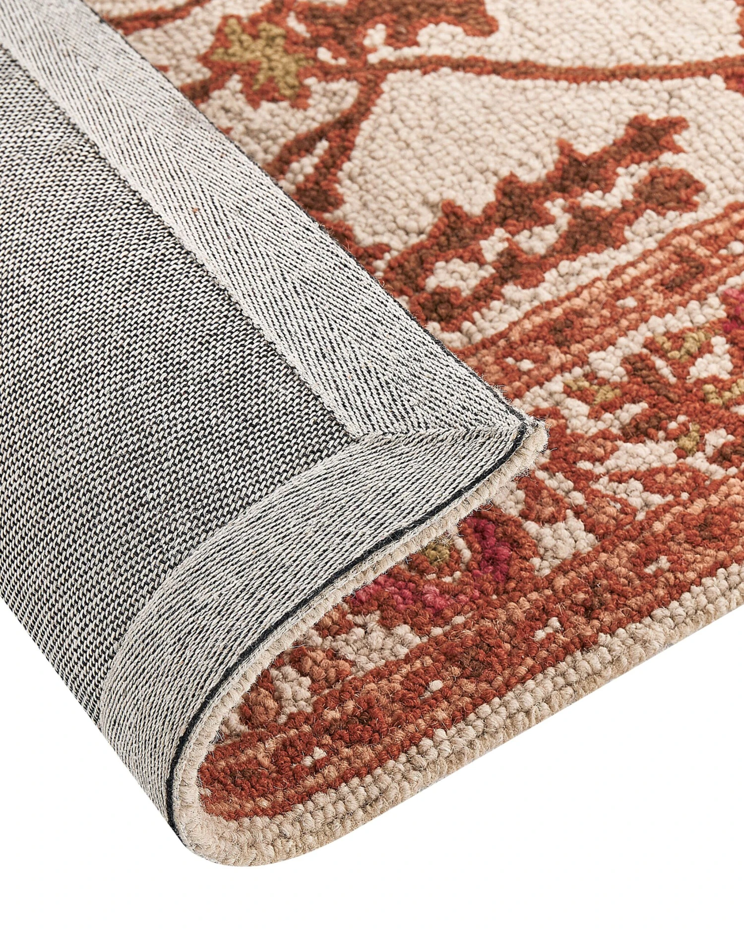 Matto Villa Oranssi/beige ADILCEVAZ Useita Kokoja 6 Matto Villa Oranssi/beige ADILCEVAZ Useita Kokoja - Image 4