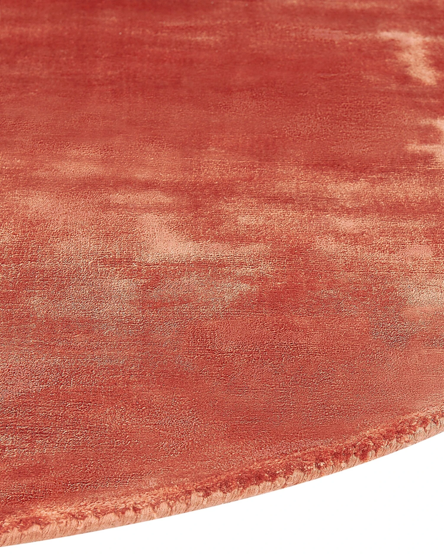 Pyöreä Matto Viskoosi Oranssi ⌀ 140 Cm GESI II - Image 3