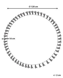 Pyöreä Matto Juutti Beige/valkoinen ⌀ 120 Cm SAMSUN -MattoMoodi kauppa undef src sa picid 839510 type whitesh image