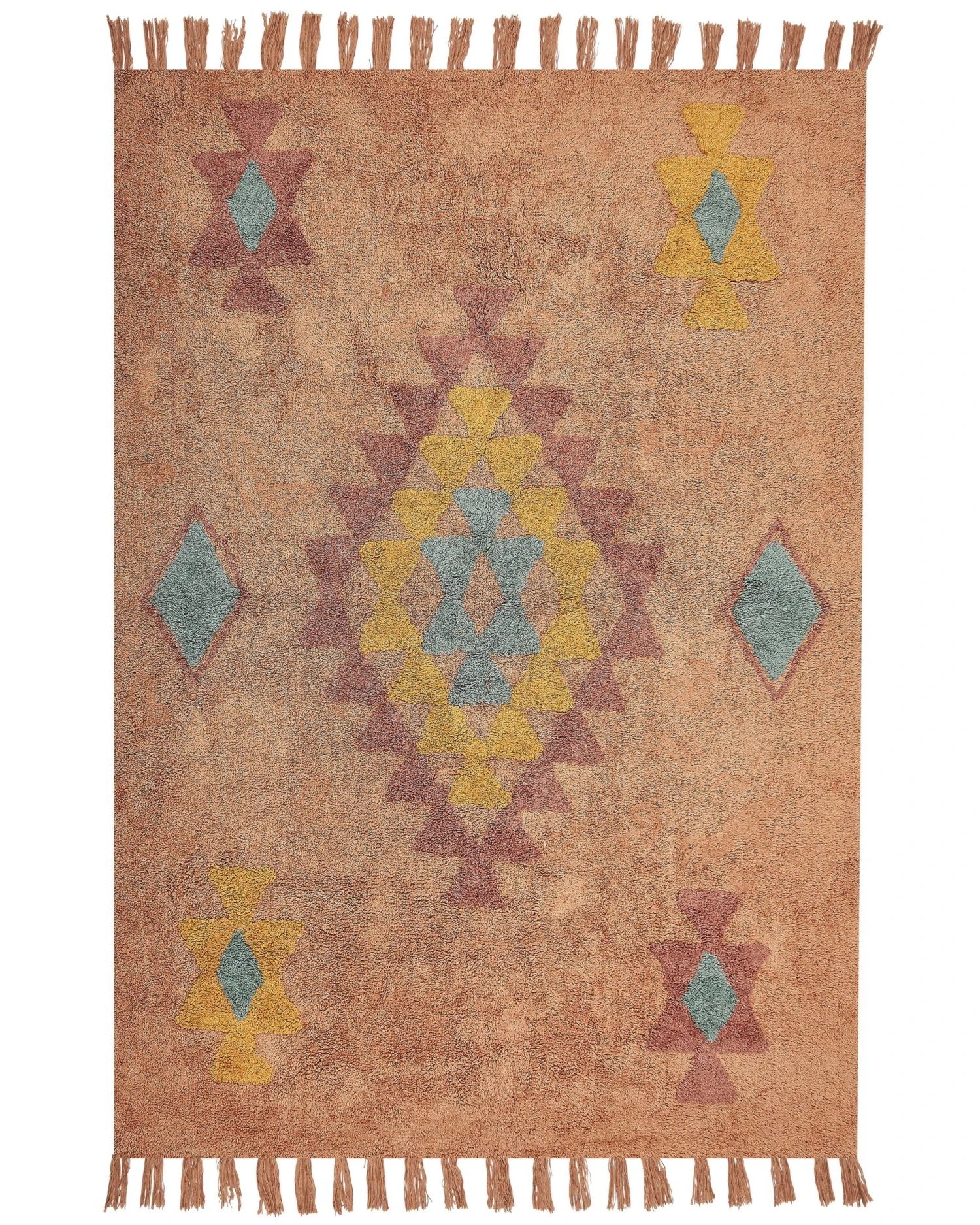 Matto Puuvilla Oranssi IGDIR Useita Kokoja