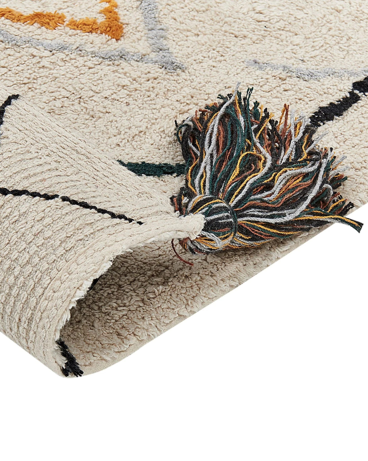 Matto Puuvilla Beige BOLAY Useita Kokoja 6 Matto Puuvilla Beige BOLAY Useita Kokoja - Image 5