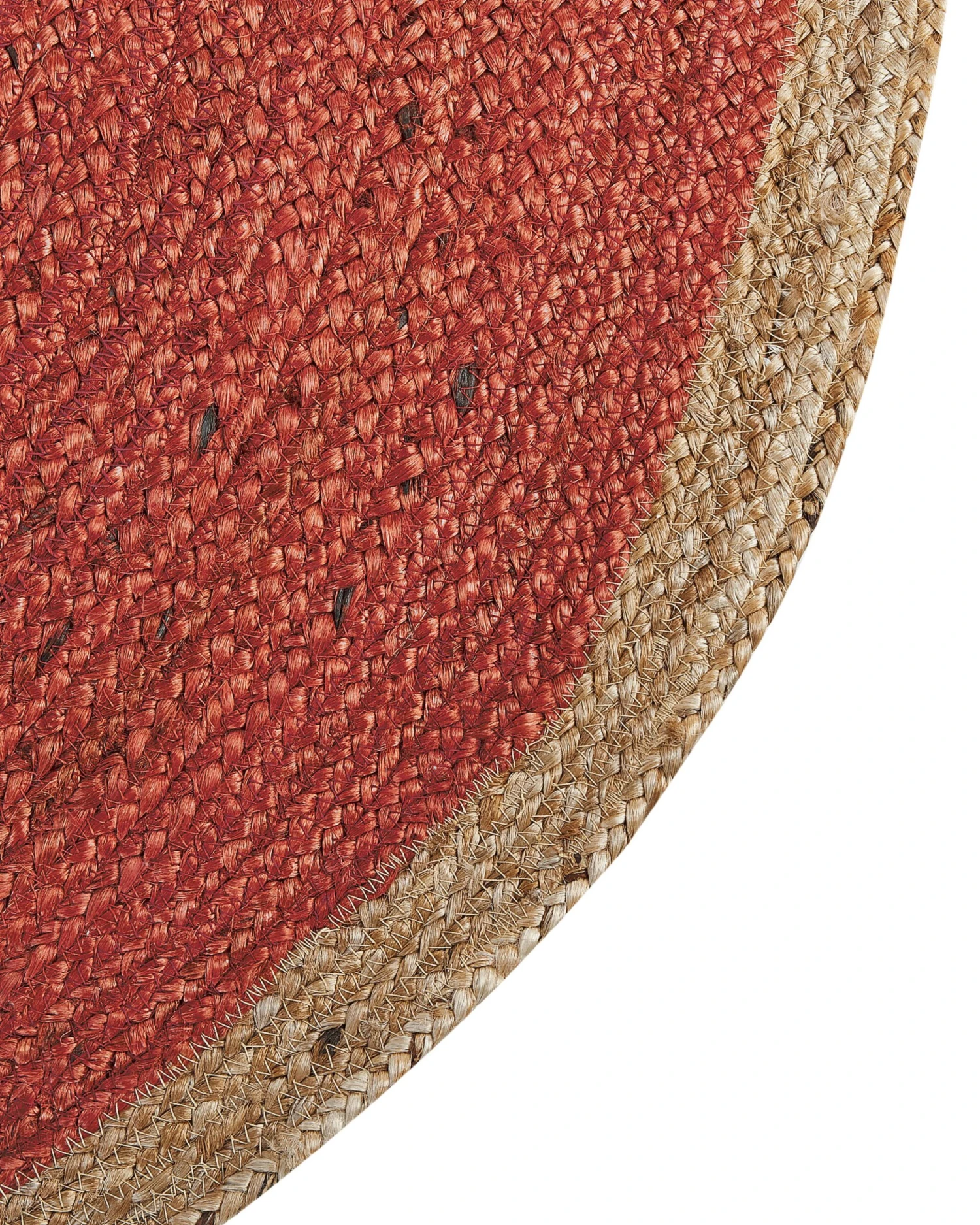 Pyöreä Matto Juutti Koralli ⌀ 120 Cm MENEMEN - Image 3