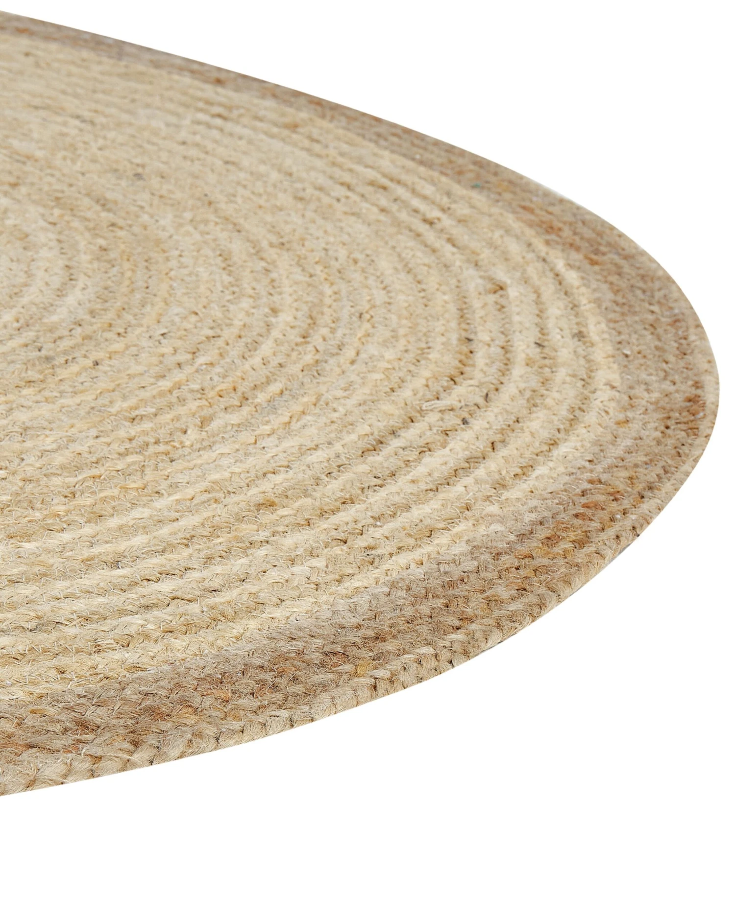 Pyöreä Matto Juutti Vaalea Beige ⌀ 120 Cm MENEMEN - Image 4