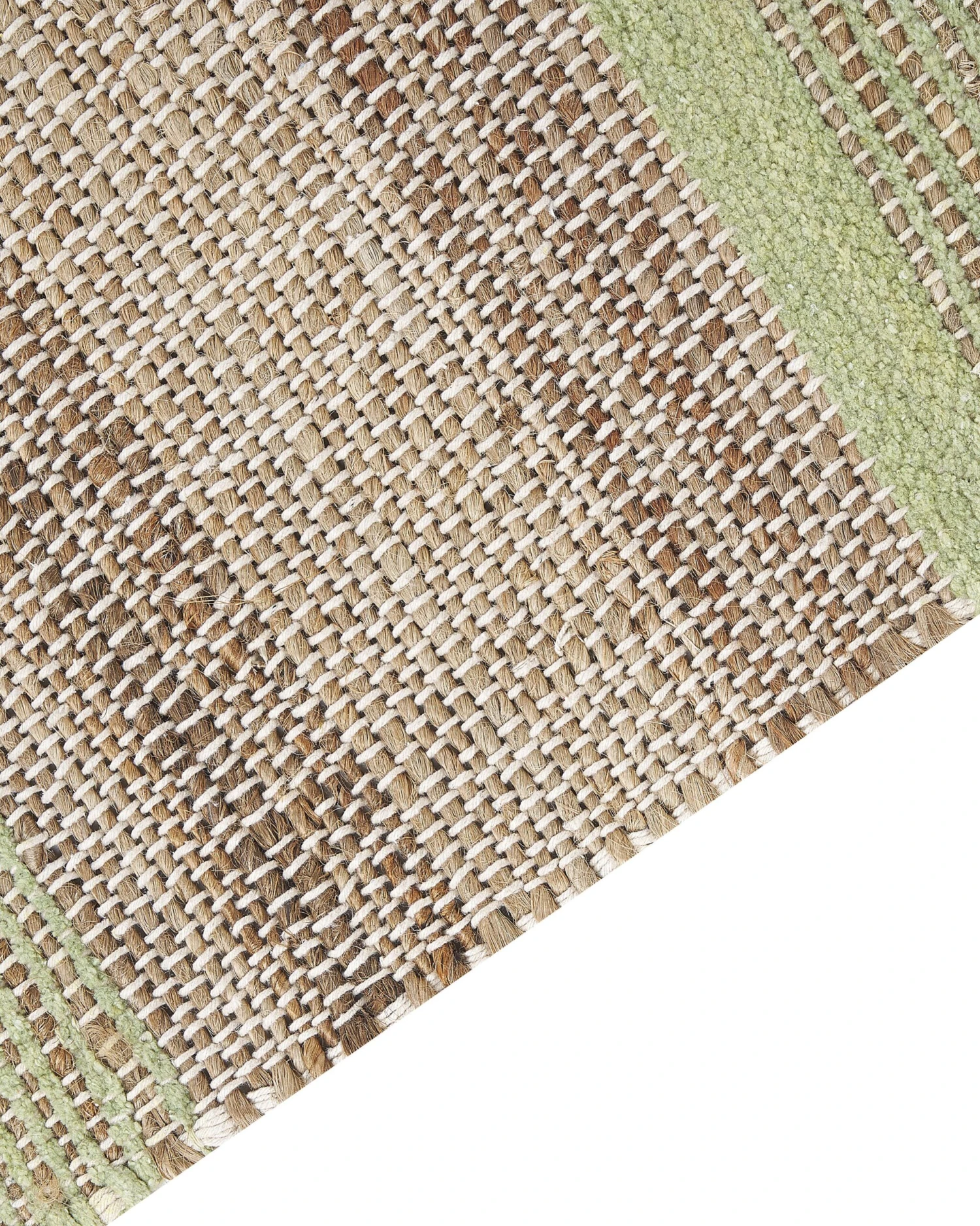 Matto Juutti Beige/vaaleanvihreä TALPUR Useita Kokoja - Image 6