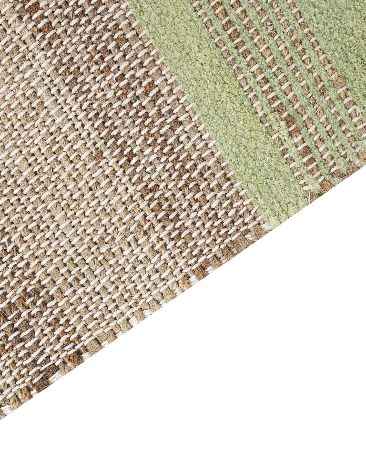 Matto Juutti Beige/vaaleanvihreä TALPUR Useita Kokoja 8 Matto Juutti Beige/vaaleanvihreä TALPUR Useita Kokoja - Image 6