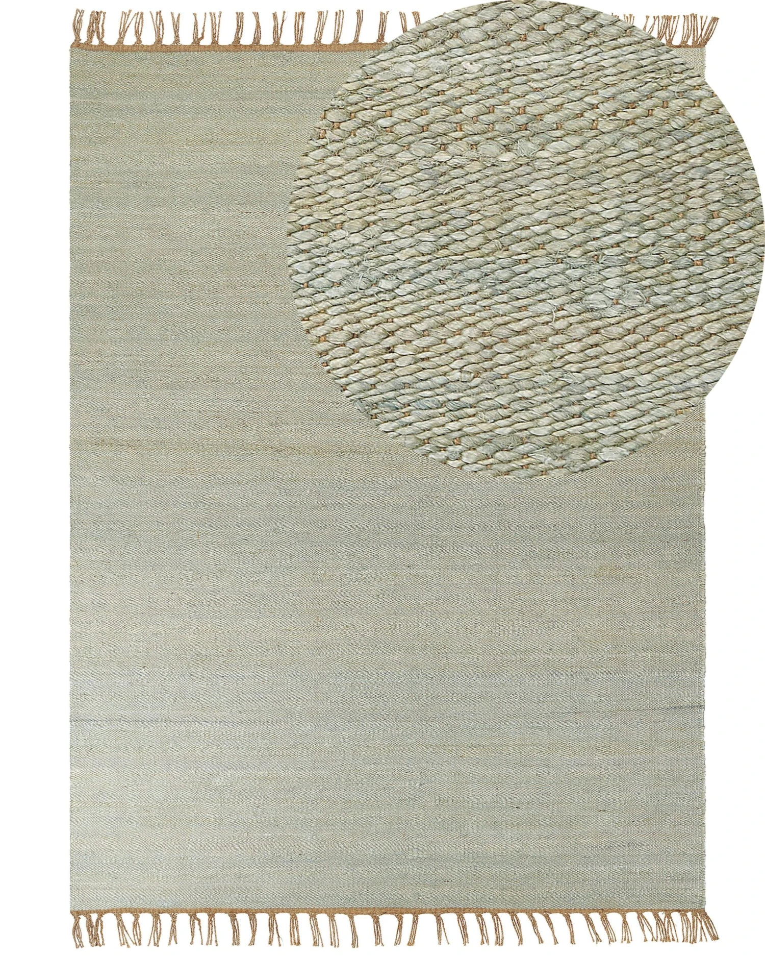 Matto Juutti Vihreä LUNIA Useita Kokoja 3 Matto Juutti Vihreä LUNIA Useita Kokoja