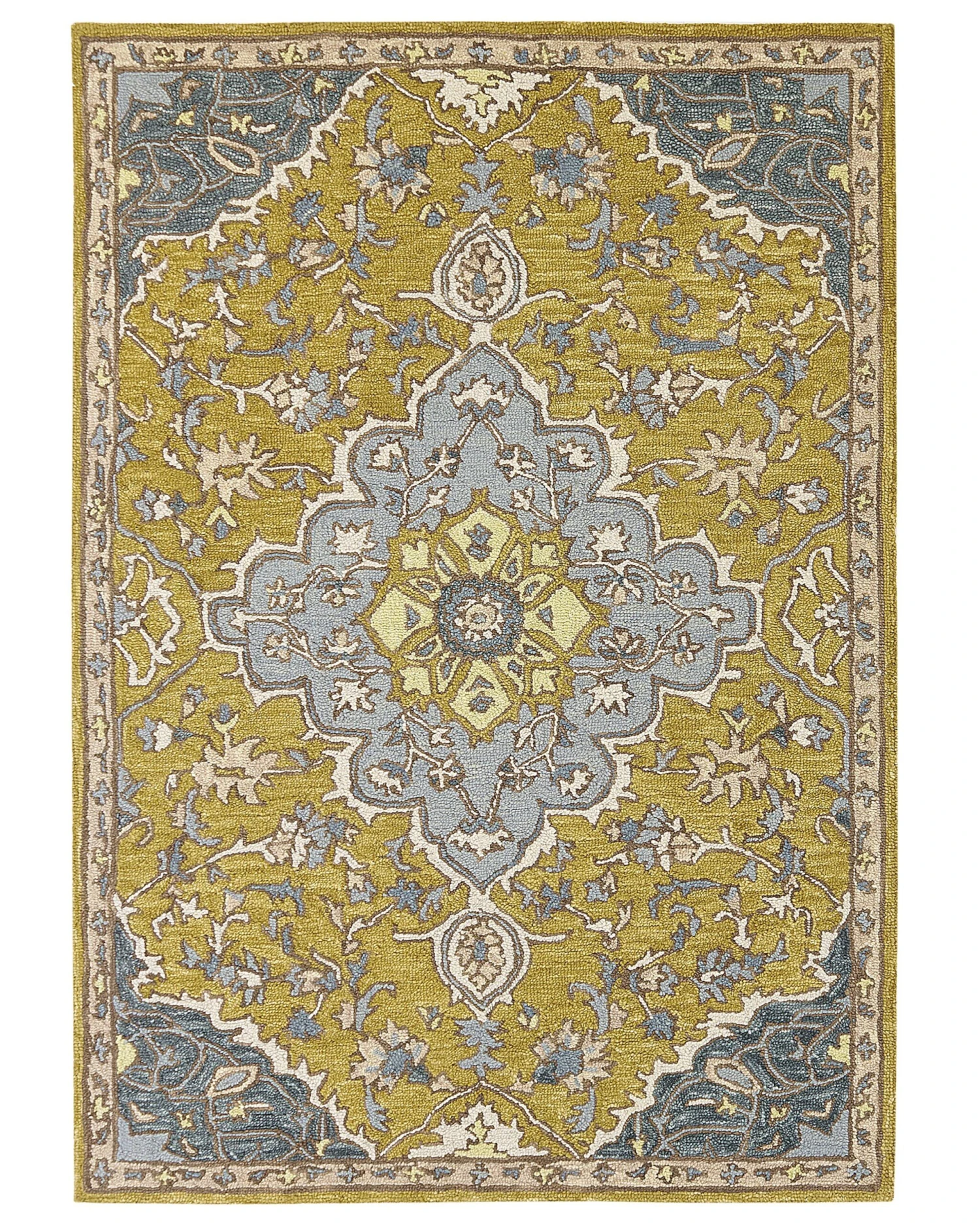 Matto Villa Keltainen/sininen MUCUR Useita Kokoja - Image 3