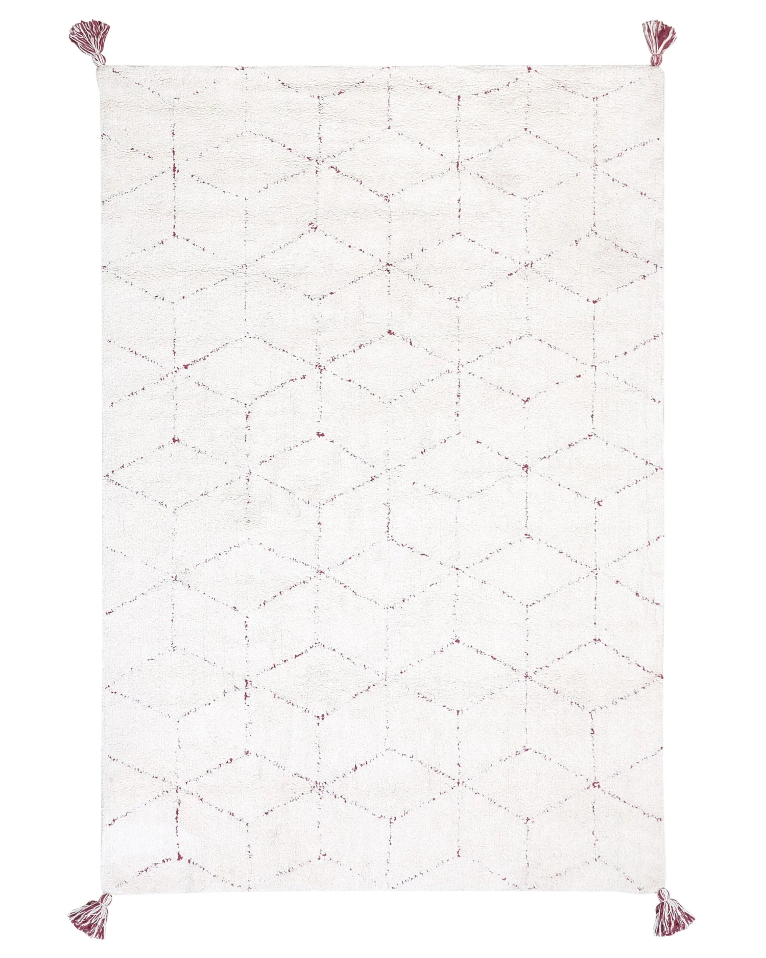 Matto Puuvilla Valkoinen SAKARYA Useita Kokoja - Image 3