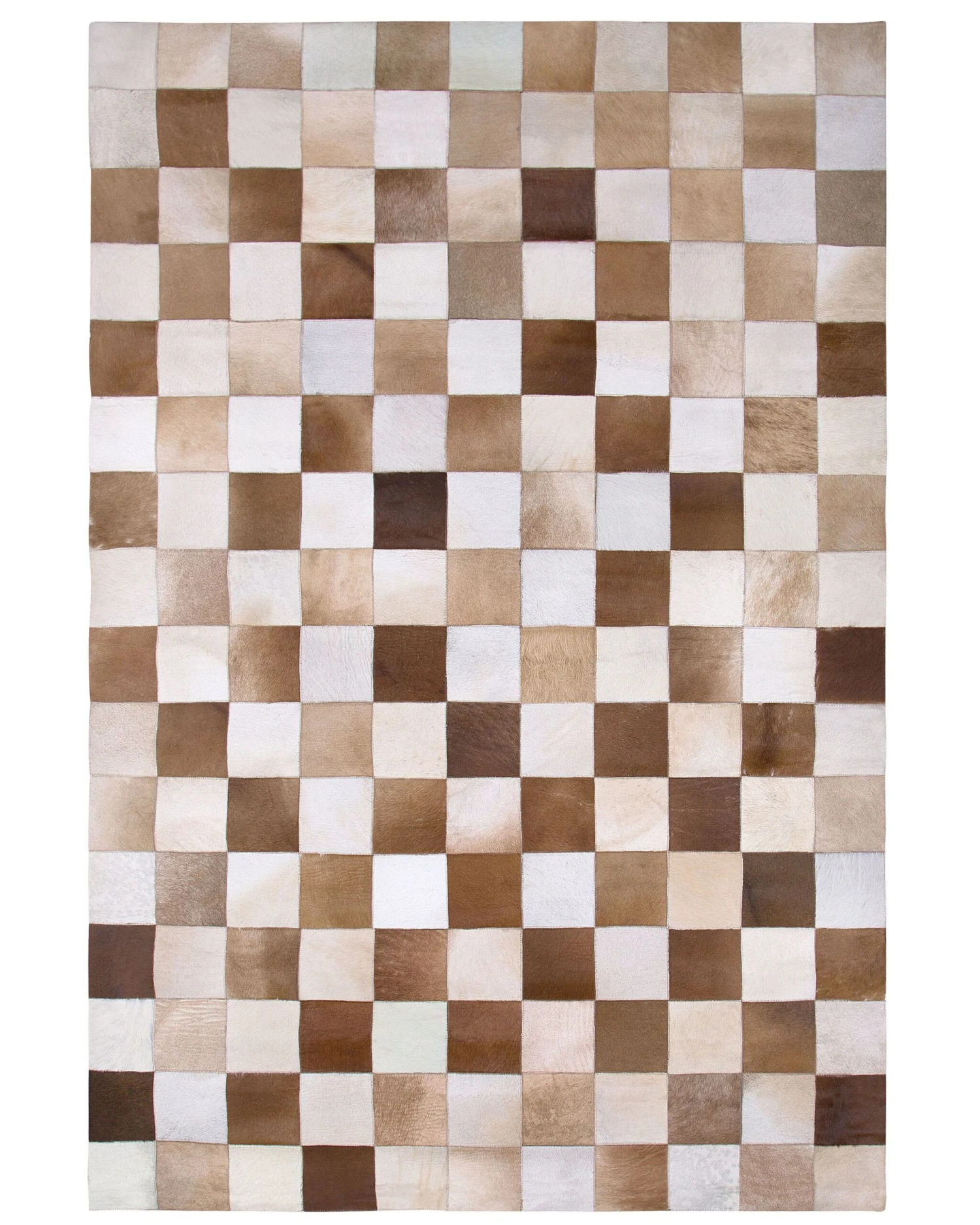 Matto Lehmännahka Ruskea/beige SOLMAZ Useita Kokoja 6 Matto Lehmännahka Ruskea/beige SOLMAZ Useita Kokoja - Image 4