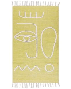 Matto Kangas Keltainen YAVU Useita Kokoja