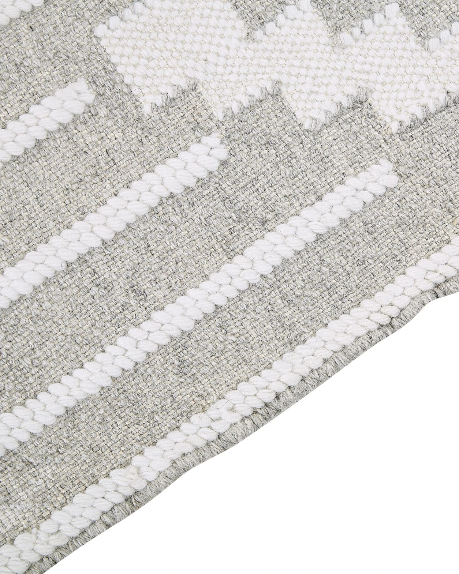 Matto Harmaa/valkoinen 80 X 150 Cm TABIAT - Image 3